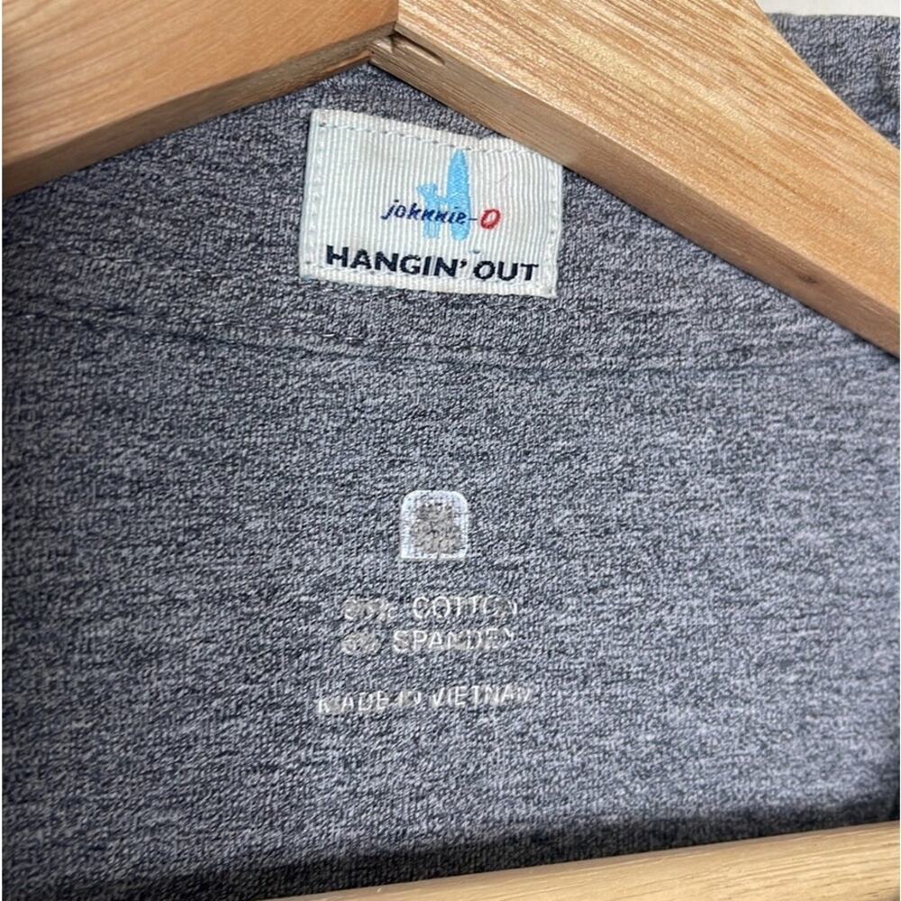 JOHNNIE -O HANGIN' OUT GRAY MEN'S POLO T-SHIRT SIZE M - Picture 5 of 6